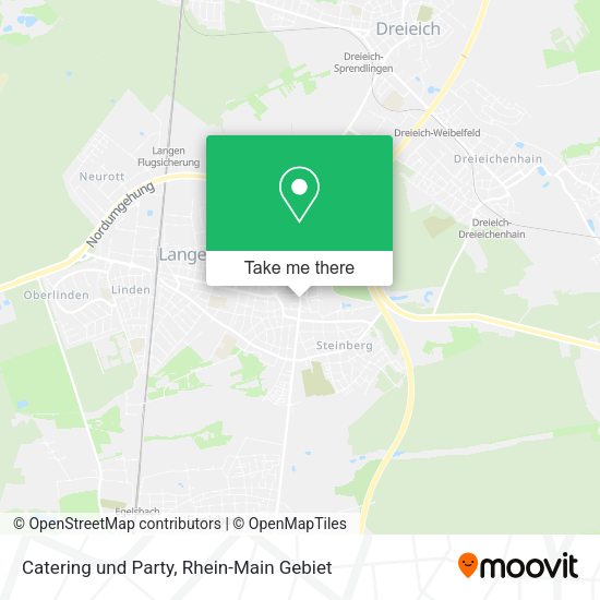 Карта Catering und Party