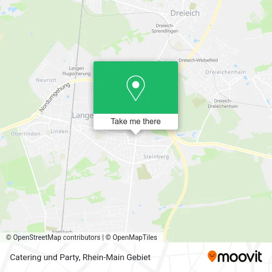 Карта Catering und Party