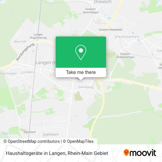 Карта Haushaltsgeräte in Langen