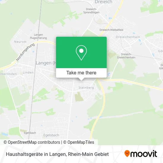 Карта Haushaltsgeräte in Langen