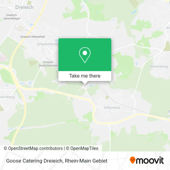 Карта Goose Catering Dreieich