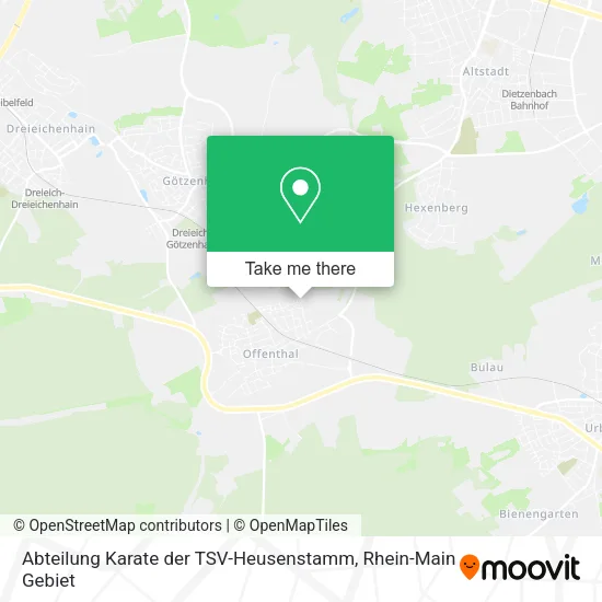 Карта Abteilung Karate der TSV-Heusenstamm
