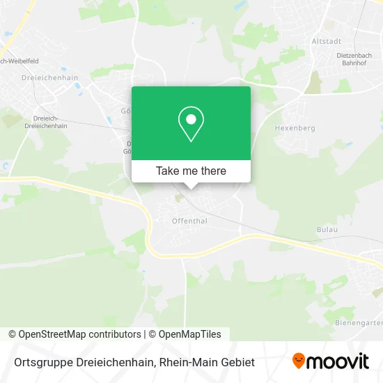 Карта Ortsgruppe Dreieichenhain