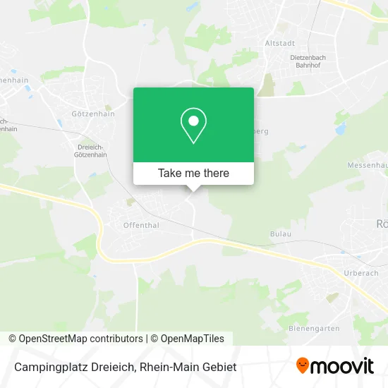 Карта Campingplatz Dreieich