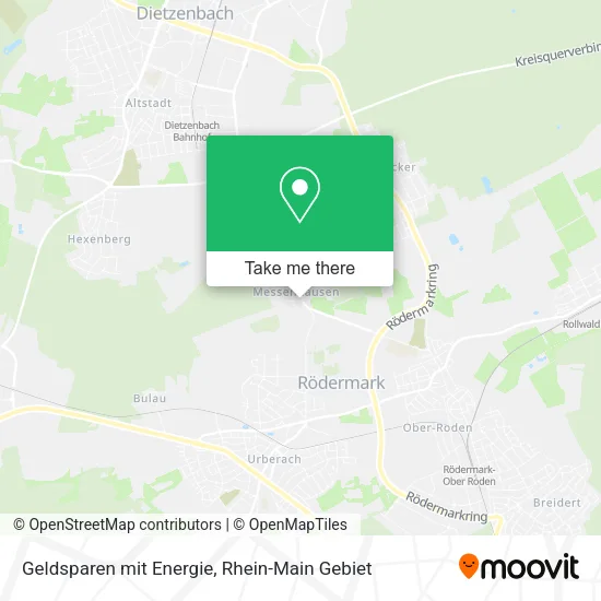 Карта Geldsparen mit Energie