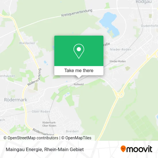 Карта Maingau Energie