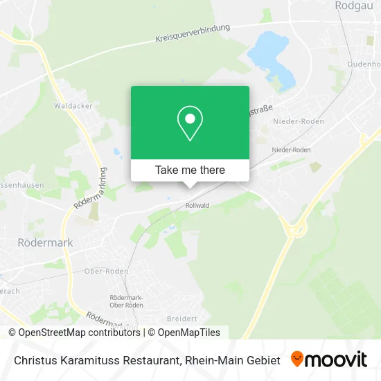 Карта Christus Karamituss Restaurant