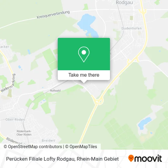 Карта Perücken Filiale Lofty Rodgau