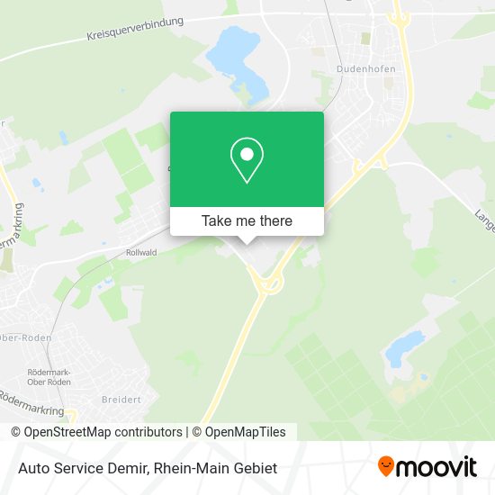 Карта Auto Service Demir