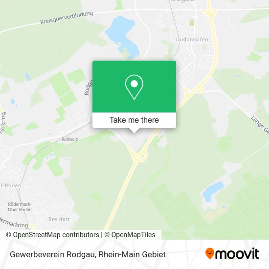 Карта Gewerbeverein Rodgau