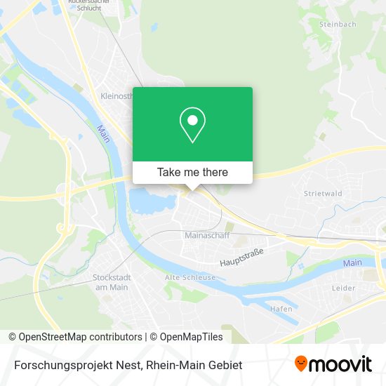 Карта Forschungsprojekt Nest