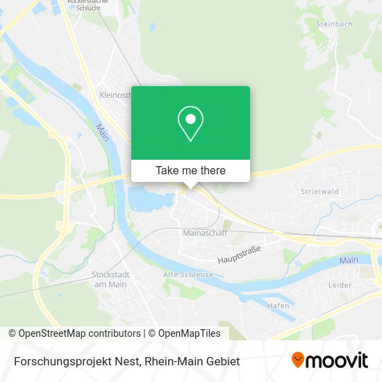 Карта Forschungsprojekt Nest