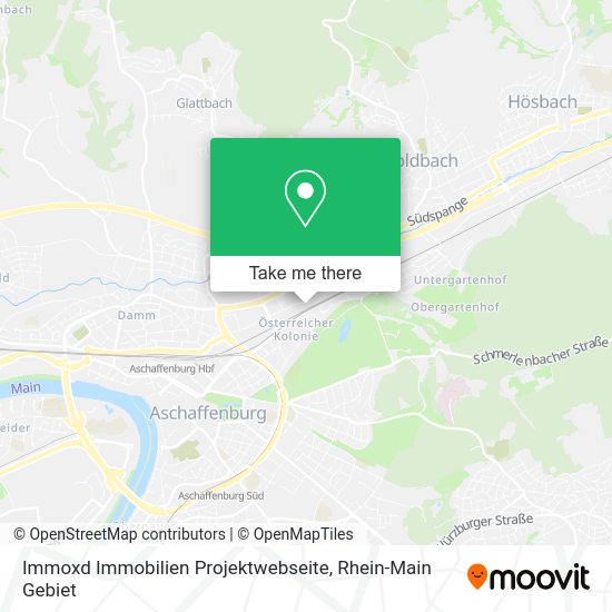 Карта Immoxd Immobilien Projektwebseite
