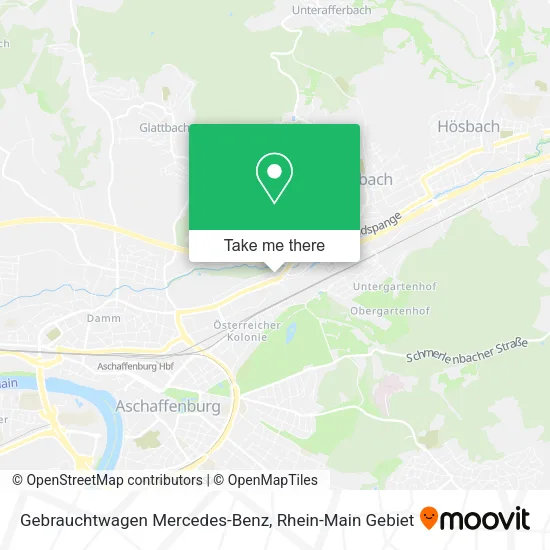 Карта Gebrauchtwagen Mercedes-Benz