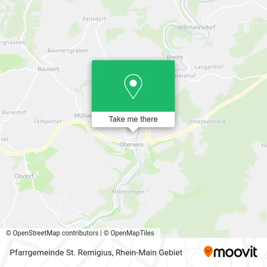 Pfarrgemeinde St. Remigius map