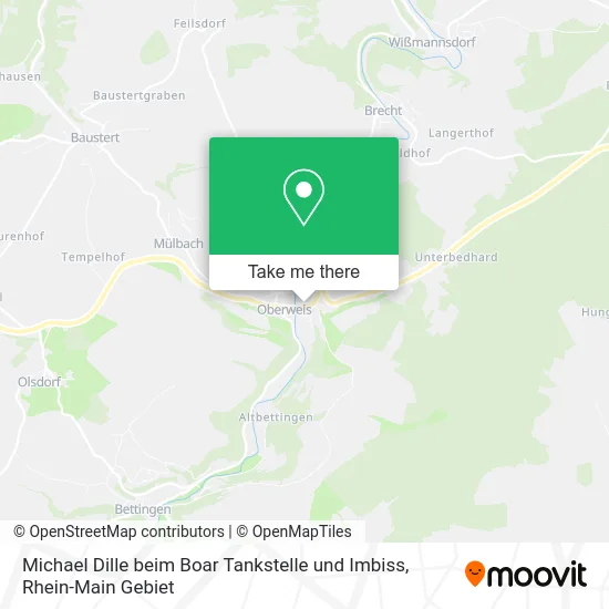 Карта Michael Dille beim Boar Tankstelle und Imbiss