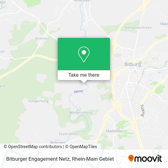 Карта Bitburger Engagement Netz
