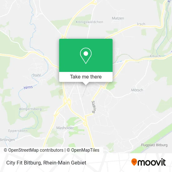 Карта City Fit Bitburg