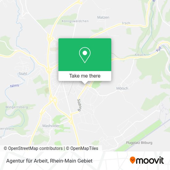 Карта Agentur für Arbeit