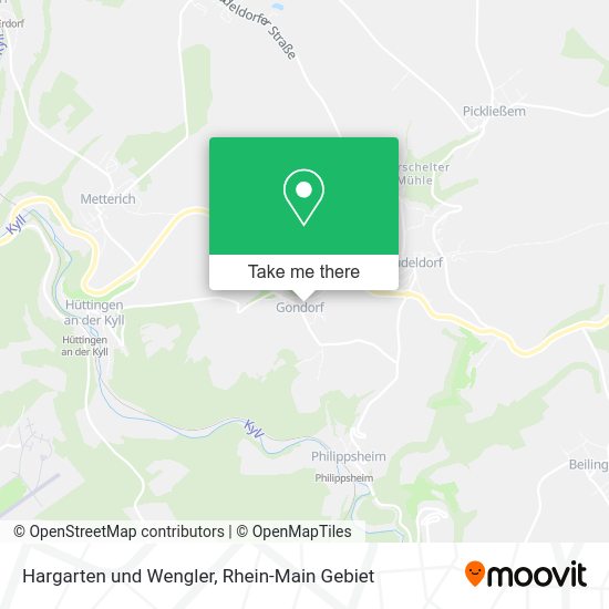 Карта Hargarten und Wengler