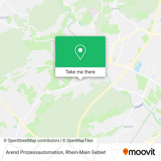 Карта Arend Prozessautomation