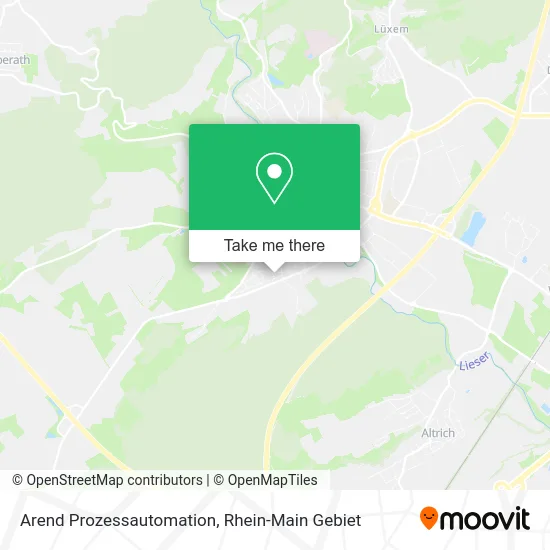 Карта Arend Prozessautomation