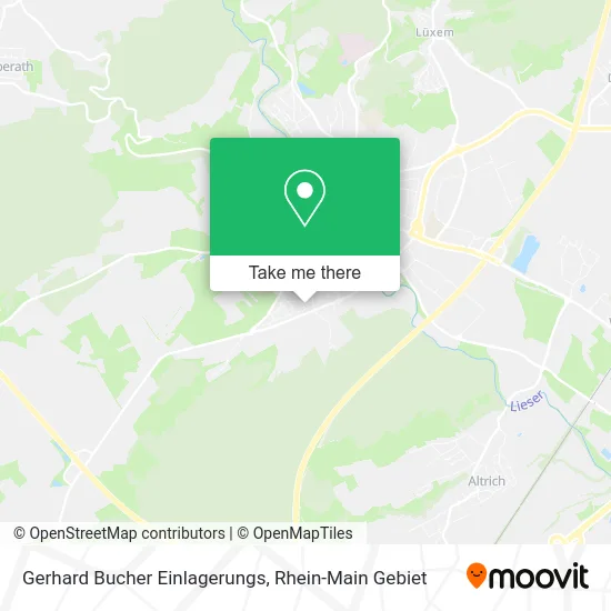 Карта Gerhard Bucher Einlagerungs