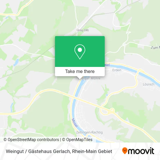 Карта Weingut / Gästehaus Gerlach
