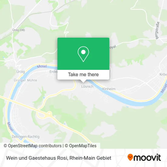 Карта Wein und Gaestehaus Rosi