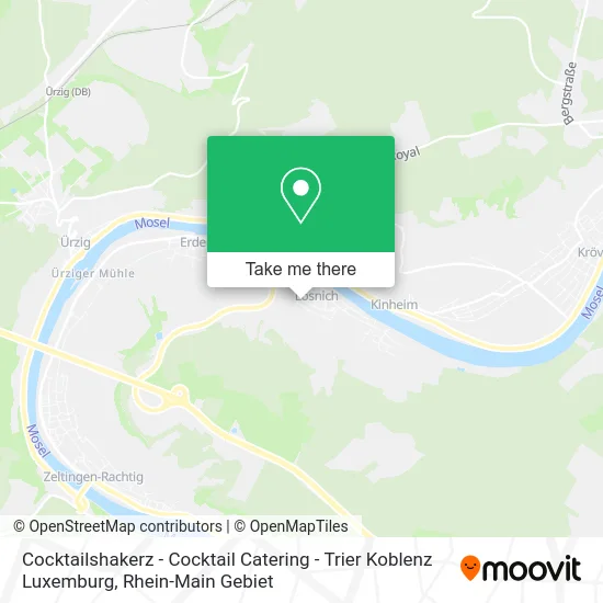 Карта Cocktailshakerz - Cocktail Catering - Trier Koblenz Luxemburg