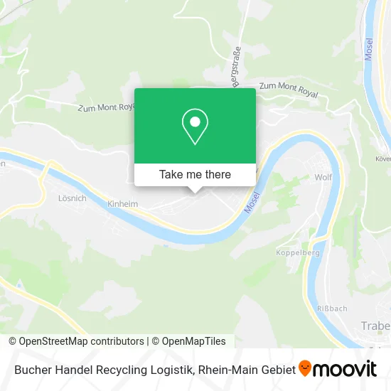 Карта Bucher Handel Recycling Logistik