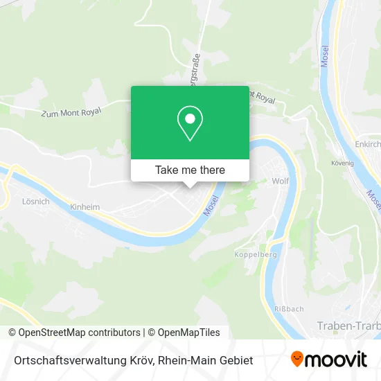 Карта Ortschaftsverwaltung Kröv