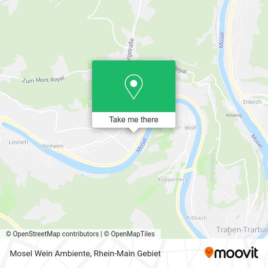 Карта Mosel Wein Ambiente