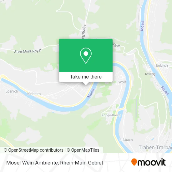 Карта Mosel Wein Ambiente