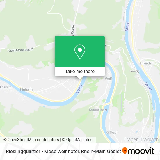 Rieslingquartier - Moselweinhotel map