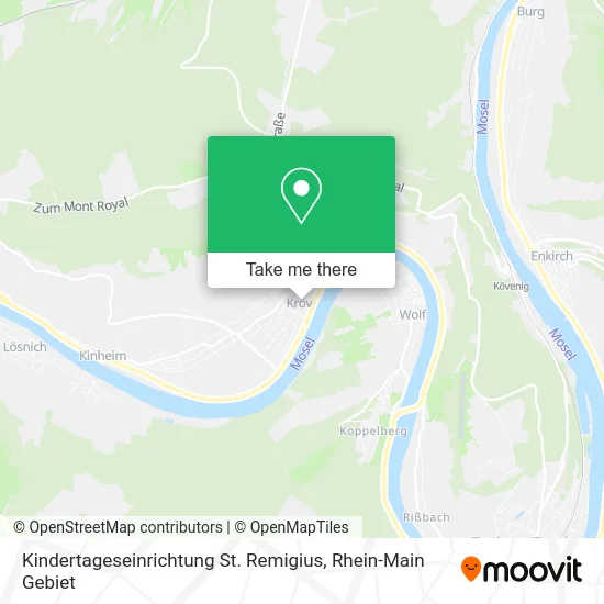 Карта Kindertageseinrichtung St. Remigius