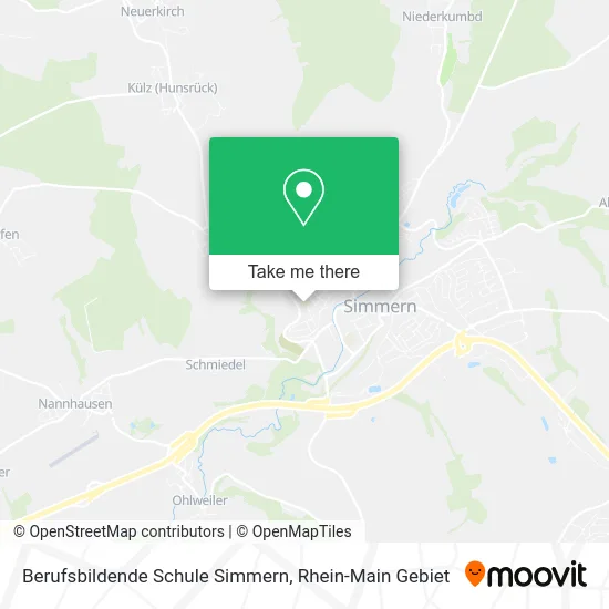 Карта Berufsbildende Schule Simmern