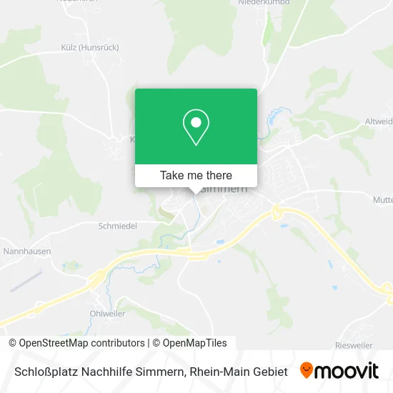 Карта Schloßplatz Nachhilfe Simmern