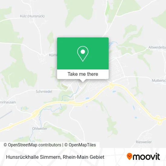 Карта Hunsrückhalle Simmern