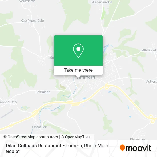Карта Dilan Grillhaus Restaurant Simmern
