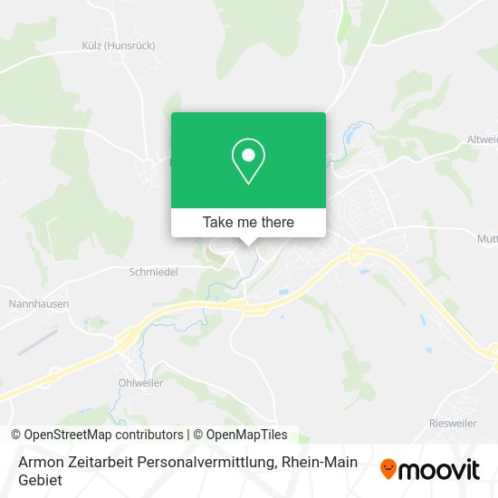 Карта Armon Zeitarbeit Personalvermittlung