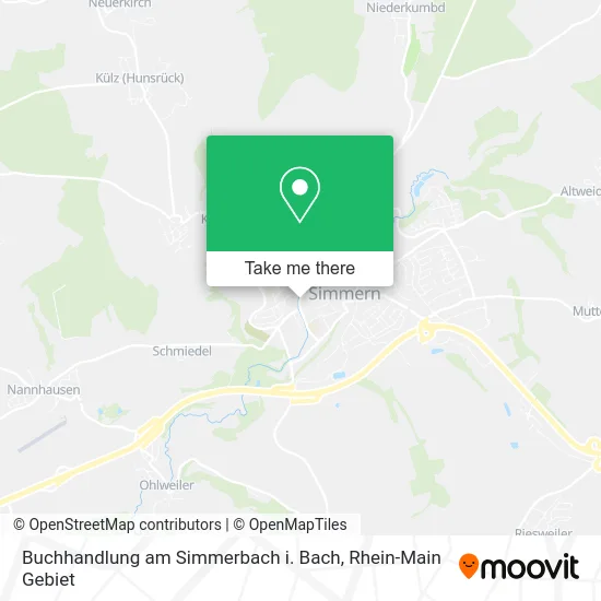Карта Buchhandlung am Simmerbach i. Bach