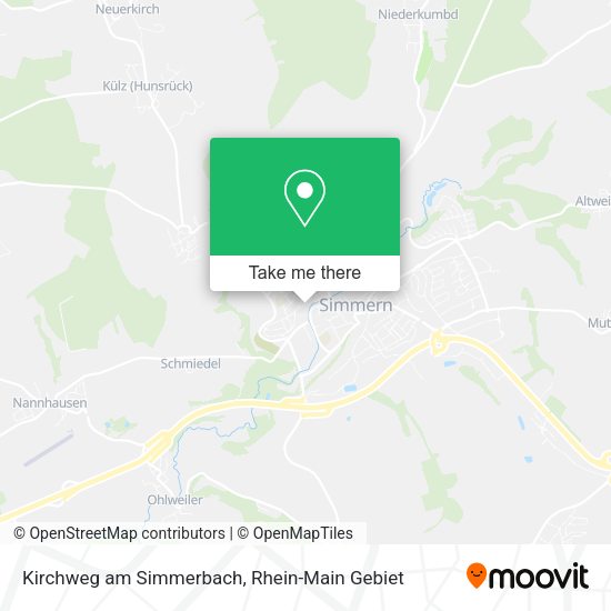 Карта Kirchweg am Simmerbach