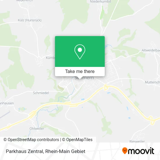 Карта Parkhaus Zentral