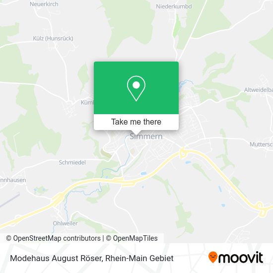 Карта Modehaus August Röser