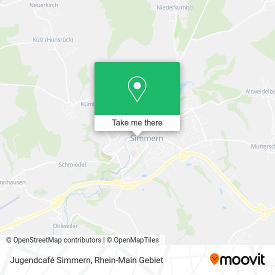 Карта Jugendcafé Simmern