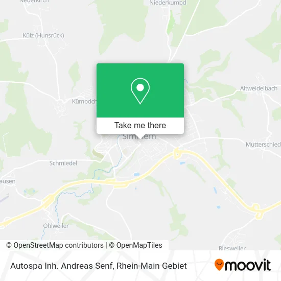 Autospa Inh. Andreas Senf map