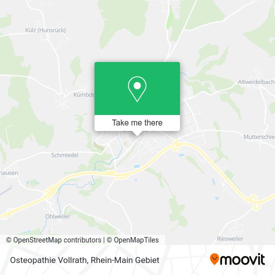 Карта Osteopathie Vollrath