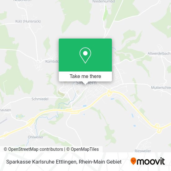 Карта Sparkasse Karlsruhe Ettlingen