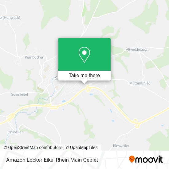 Карта Amazon Locker-Eika